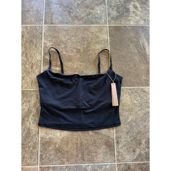 New Skims Fits Everybody Cropped Cami Size Large Onyx - Picture 1 of 7